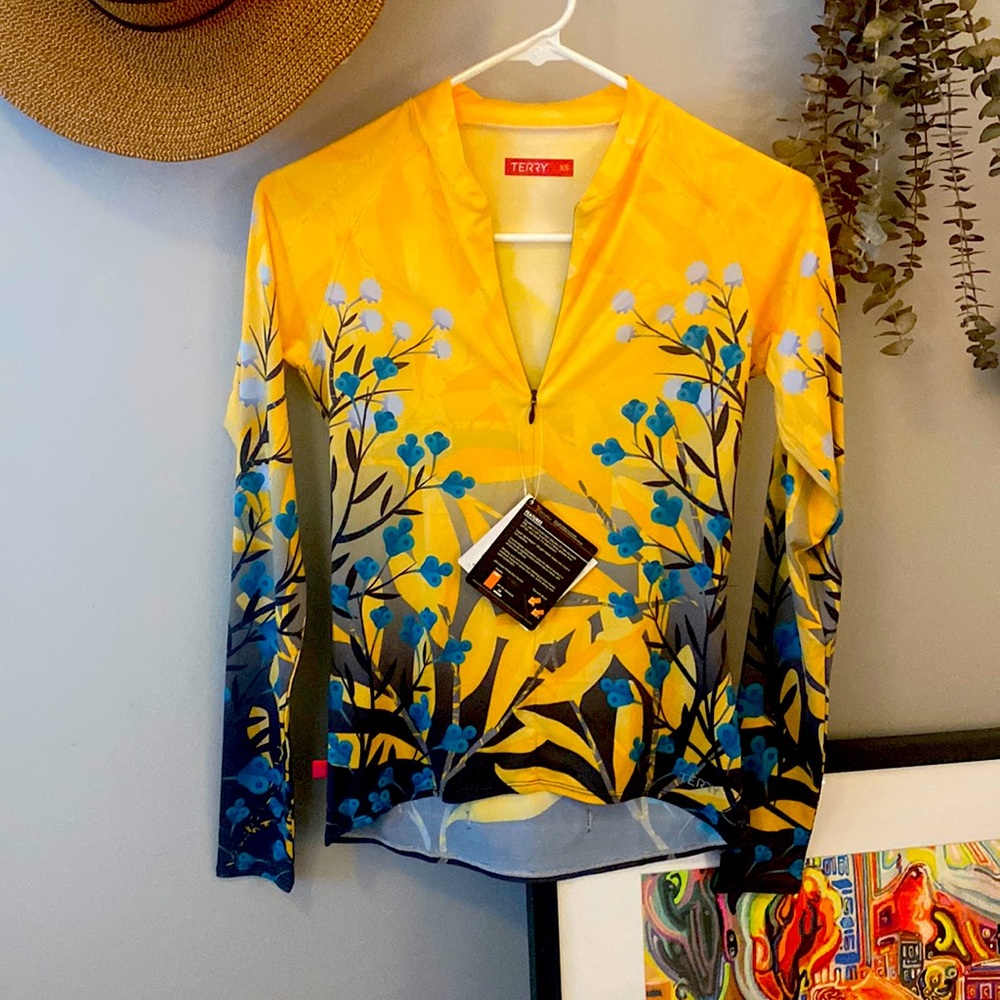 Terry cycling top